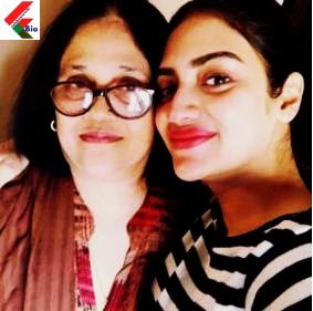 Nusrat Jahan with Her mother